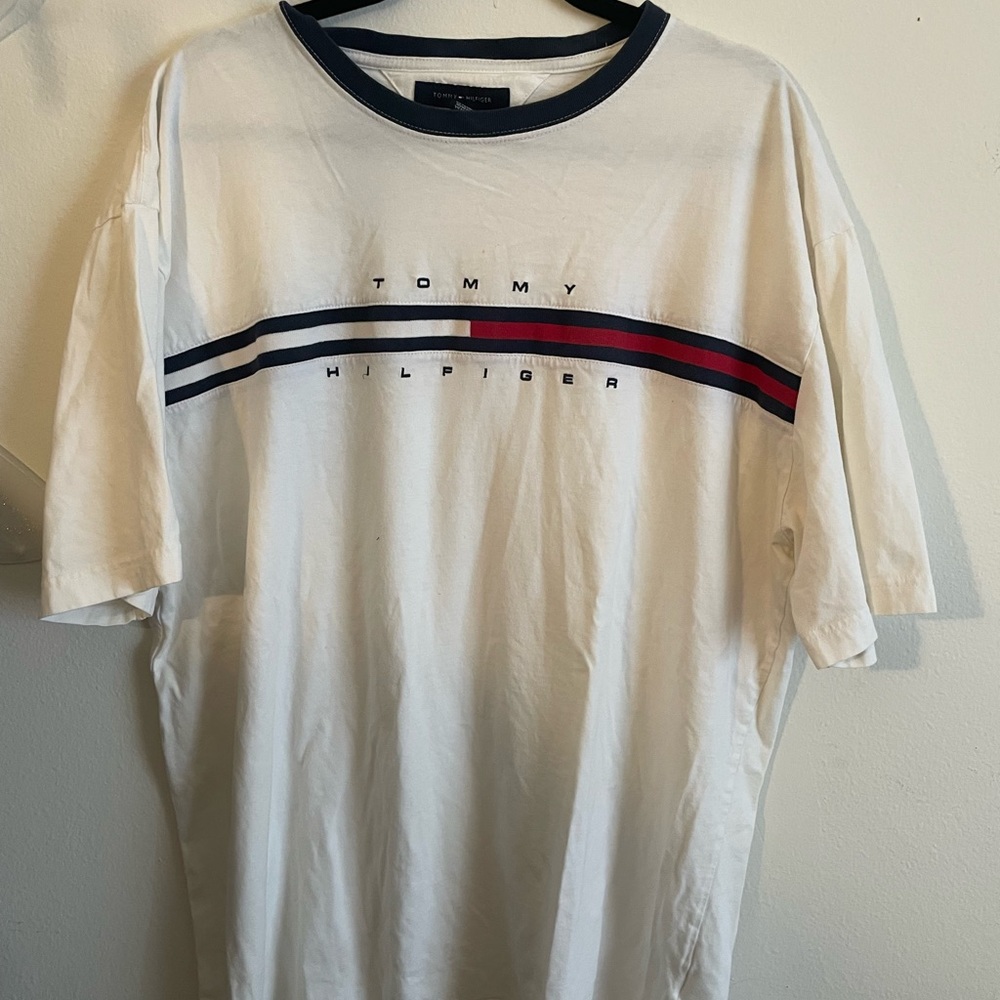 tommy hilfiger striped tee